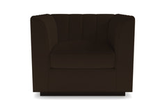 Nora Swivel Chair :: Leg Finish: Espresso