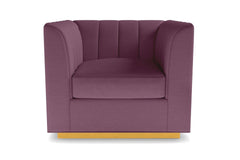 Nora Swivel Chair :: Leg Finish: Natural