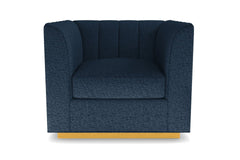 Nora Swivel Chair :: Leg Finish: Natural