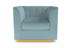 Nora Swivel Chair :: Leg Finish: Natural