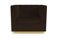 Nora Swivel Chair :: Leg Finish: Natural