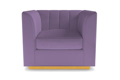 Nora Swivel Chair :: Leg Finish: Natural