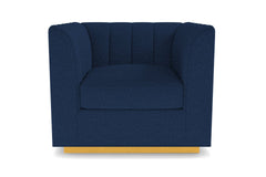 Nora Swivel Chair :: Leg Finish: Natural