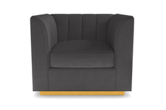 Nora Swivel Chair :: Leg Finish: Natural