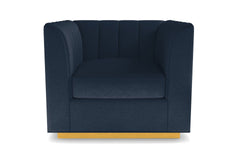 Nora Swivel Chair :: Leg Finish: Natural