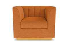 Nora Swivel Chair :: Leg Finish: Natural