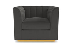 Nora Swivel Chair :: Leg Finish: Natural