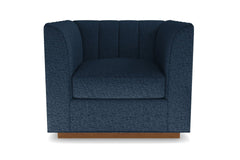 Nora Swivel Chair :: Leg Finish: Pecan