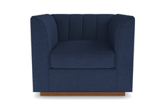 Nora Swivel Chair :: Leg Finish: Pecan