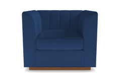 Nora Swivel Chair :: Leg Finish: Pecan