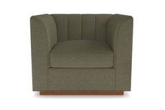 Nora Swivel Chair :: Leg Finish: Pecan