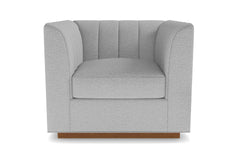 Nora Swivel Chair :: Leg Finish: Pecan
