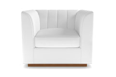 Nora Swivel Chair :: Leg Finish: Pecan