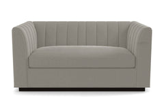 Nora Twin Size Sleeper Sofa Bed :: Leg Finish: Espresso / Sleeper Option: Memory Foam Mattress