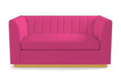 Nora Apartment Size Sofa :: Leg Finish: Natural / Size: Apartment Size - 74&quot;w
