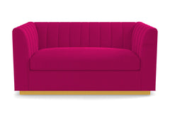 Nora Apartment Size Sofa :: Leg Finish: Natural / Size: Apartment Size - 74&quot;w