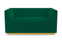 Nora Apartment Size Sofa :: Leg Finish: Natural / Size: Apartment Size - 74&quot;w