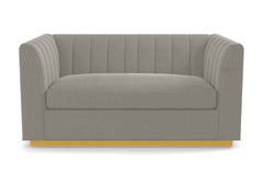 Nora Apartment Size Sofa :: Leg Finish: Natural / Size: Apartment Size - 74&quot;w