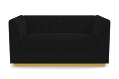 Nora Apartment Size Sofa :: Leg Finish: Natural / Size: Apartment Size - 74&quot;w