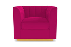 Nora Swivel Chair :: Leg Finish: Natural