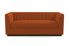 Nora Queen Size Sleeper Sofa Bed :: Leg Finish: Espresso / Sleeper Option: Deluxe Innerspring Mattress