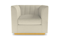 Nora Swivel Chair :: Leg Finish: Natural