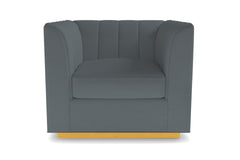 Nora Swivel Chair :: Leg Finish: Natural