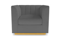 Nora Swivel Chair :: Leg Finish: Natural