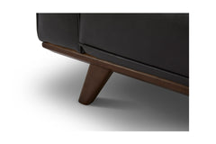 Normandie 2pc Leather Sectional Sofa :: Configuration: RAF - Chaise on the Right