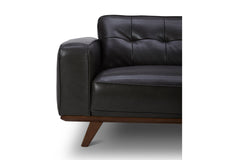 Normandie 2pc Leather Sectional Sofa :: Configuration: RAF - Chaise on the Right