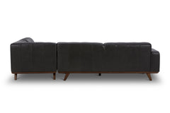Normandie 2pc Leather Sectional Sofa :: Configuration: RAF - Chaise on the Right