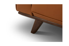 Normandie 2pc Leather Sectional Sofa :: Configuration: RAF - Chaise on the Right