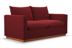 Olivia Loveseat :: Leg Finish: Pecan / Size: Loveseat - 60.5&quot;w