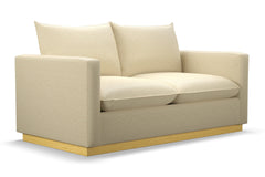 Olivia Apartment Size Sleeper Sofa Bed :: Leg Finish: Natural / Sleeper Option: Memory Foam Mattress