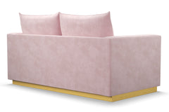 Olivia Apartment Size Sleeper Sofa Bed :: Leg Finish: Natural / Sleeper Option: Memory Foam Mattress