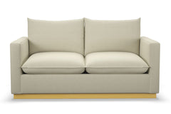 Olivia Apartment Size Sleeper Sofa Bed :: Leg Finish: Natural / Sleeper Option: Memory Foam Mattress