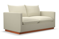 Olivia Loveseat :: Leg Finish: Pecan / Size: Loveseat - 60.5&quot;w