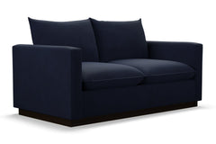 Olivia Apartment Size Sleeper Sofa Bed :: Leg Finish: Espresso / Sleeper Option: Memory Foam Mattress