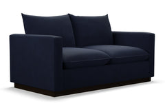 Olivia Twin Size Sleeper Sofa Bed :: Leg Finish: Espresso / Sleeper Option: Memory Foam Mattress