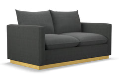 Olivia Apartment Size Sleeper Sofa Bed :: Leg Finish: Natural / Sleeper Option: Memory Foam Mattress