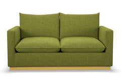 Olivia Apartment Size Sleeper Sofa Bed :: Leg Finish: Natural / Sleeper Option: Memory Foam Mattress