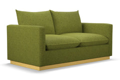 Olivia Apartment Size Sleeper Sofa Bed :: Leg Finish: Natural / Sleeper Option: Memory Foam Mattress