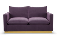 Olivia Apartment Size Sleeper Sofa Bed :: Leg Finish: Natural / Sleeper Option: Memory Foam Mattress