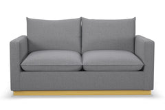 Olivia Apartment Size Sleeper Sofa Bed :: Leg Finish: Natural / Sleeper Option: Memory Foam Mattress