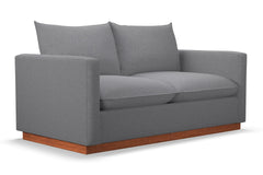 Olivia Loveseat :: Leg Finish: Pecan / Size: Loveseat - 60.5&quot;w