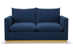 Olivia Apartment Size Sleeper Sofa Bed :: Leg Finish: Natural / Sleeper Option: Memory Foam Mattress