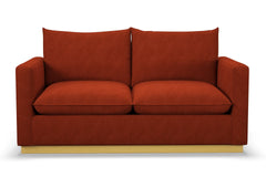 Olivia Apartment Size Sleeper Sofa Bed :: Leg Finish: Natural / Sleeper Option: Deluxe Innerspring Mattress