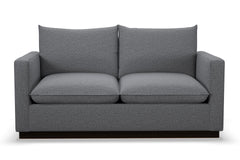 Olivia Twin Size Sleeper Sofa Bed :: Leg Finish: Espresso / Sleeper Option: Deluxe Innerspring Mattress