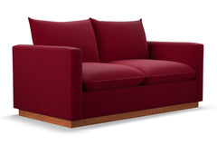 Olivia Loveseat :: Leg Finish: Pecan / Size: Loveseat - 60.5&quot;w