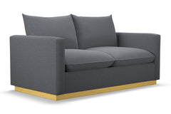 Olivia Apartment Size Sleeper Sofa Bed :: Leg Finish: Natural / Sleeper Option: Memory Foam Mattress